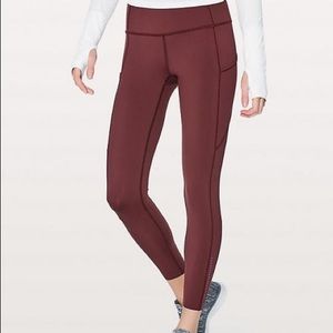 Lululemon fast and free right 7/8 size 2